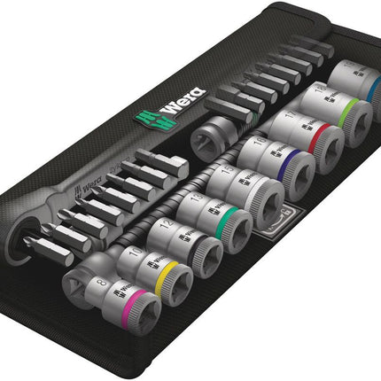 WERA Jeu de clés à douille Zyklop Metal 8100 SB 8 29 pièces 3/8 po. ( 4000821752 )