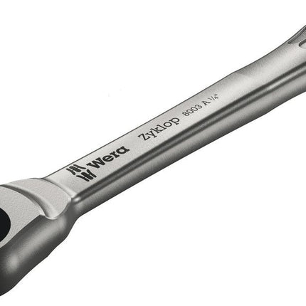 WERA Cliquet réversible Cyclope Metal push 1/4 po. 38 dents ( 4000821536 )