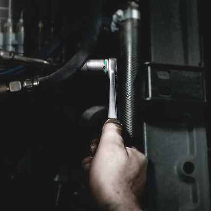 WERA Cliquet réversible Cyclope Metal push 1/4 po. 38 dents ( 4000821536 )