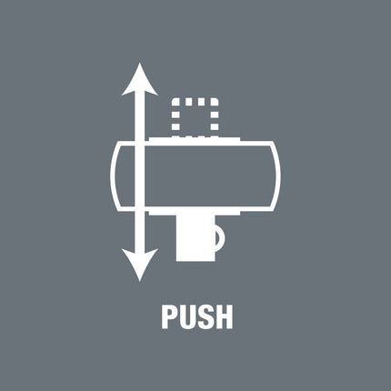 WERA Cliquet réversible Cyclope Metal push 1/2 po. 38 dents ( 4000821547 )