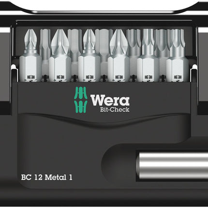 WERA Assortiment d'embouts Bit-Check 12 Metal 1 12 pièces ( 4000829036 )