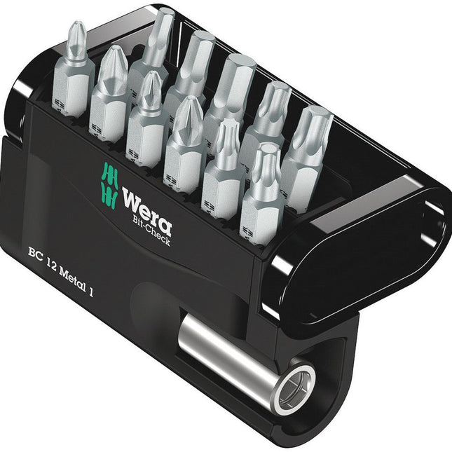 WERA Assortiment d'embouts Bit-Check 12 Metal 1 12 pièces ( 4000829036 )