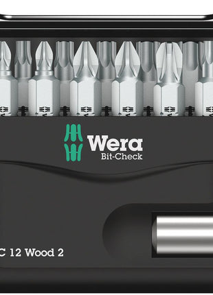 WERA Assortiment d'embouts Bit-Check 12 Wood 2 12 pièces ( 4000829035 )