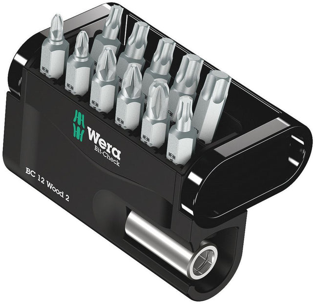 WERA Assortiment d'embouts Bit-Check 12 Wood 2 12 pièces ( 4000829035 )