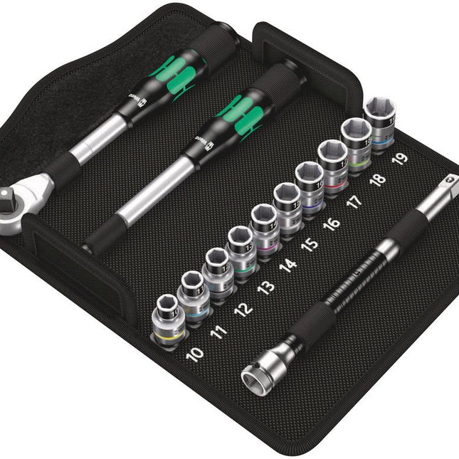 WERA Jeu de clés à douille 8006 SC 1 14 pièces 1/2 po. ( 4000821145 )