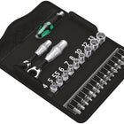 WERA Jeu de clés à douille KK Zyklop Mini 2 27 pièces 1/4 po. ( 4000829906 )