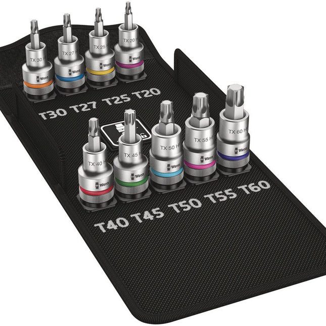 WERA Jeu de clés à douille 8767 C TX HF 1 9 pièces ( 4000821148 )