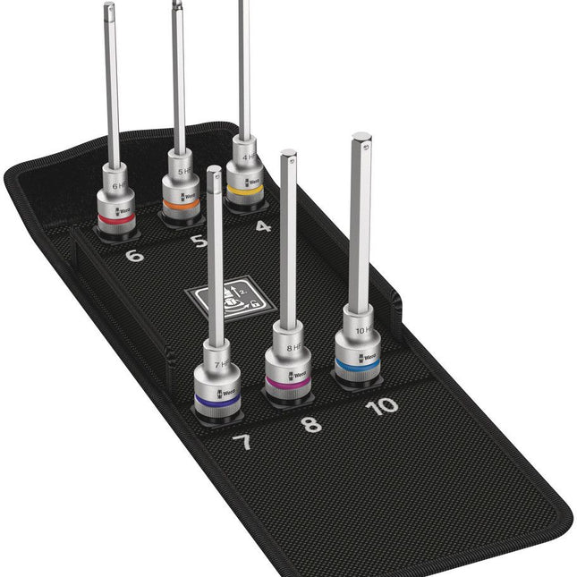 WERA Jeu de clés à douille 8740 C HF 6 pièces ( 8000378062 )