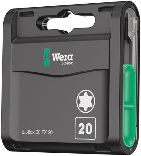 WERA paquete grande de puntas 1/4″ T 20 longitud 25 mm (4000829008)