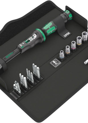 WERA Drehmomentschlüsselset Click-Torque A 6 Set 1 20-teilig 2,5 - 25 Nm 1/4 ″ ( 4000821935 )