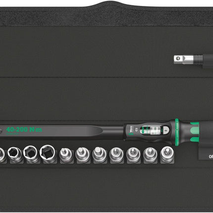 WERA Jeu de clés dynamométriques Click-Torque C 3 Set 1 13 pièces 40 - 200 Nm 1/2 po. ( 8000544741 )