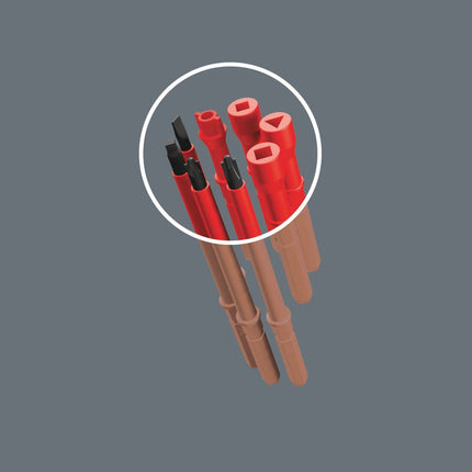 WERA Jeu de tournevis KK VDE 17 extra slim 1 17 pièces ( 4000828666 )