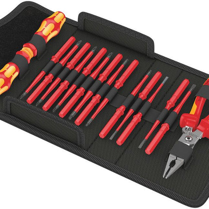 WERA Jeu de tournevis KK VDE 17 extra slim 1 17 pièces ( 4000828666 )