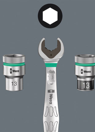 WERA llave combinada 6003 Joker SW 17 mm longitud 190 mm (4000822308)