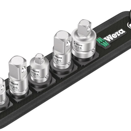 WERA Jeu d'adaptateurs 781/5 Set 5 pièces avec support ( 8000907877 )