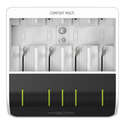 ANSMANN Chargeur rapide NiBC-ComfortMulti-USB-cb avec entrée USB ( 4000902122 )