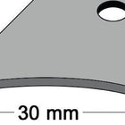 PG Rail pour tapis largeur 30 mm longueur 1000 mm inox mat ( 3000259503 )