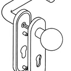 Garniture coupe-feu HEWI 111R13.113 plastique 90 D/K ( 3000204165 )