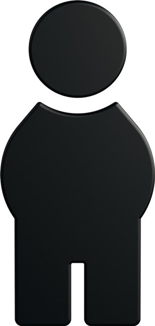 HEWI Symbol Mann 801.91B010 polyamide couleur n° 90 ( 8000645314 )