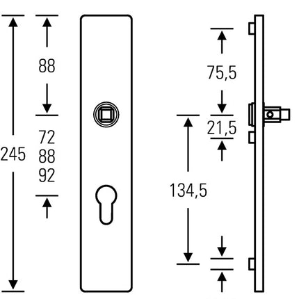 FSB bouclier long 12 1410 fin mat 0105 (3322002258)
