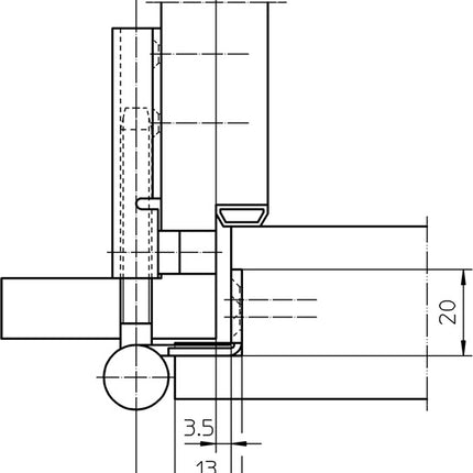SIMONSWERK Pièce d'aile V 0037 WF en 3 parties ( 3000255760 )