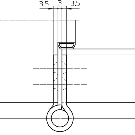 SIMONSWERK bande d'objet VARIANT VN 2929/100 acier inoxydable brossé mat 100 kg ( 3000255496 )