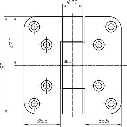 SIMONSWERK Bande d'objet VARIANT VN 2929/100 Acier nickelé mat / F2 100 kg ( 3000255494 )