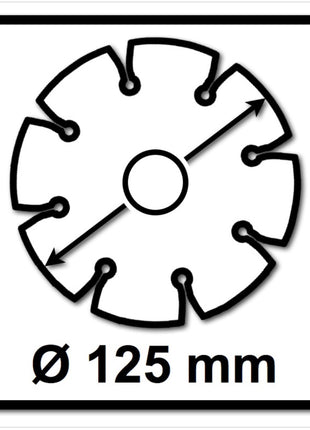 WellCut Diamond Blade Diamant Trennscheibe 125 x 22,2 mm Special ( 334 - 125 / 22 ) - Toolbrothers