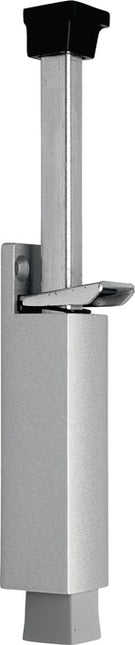 Arrêt de porte DENI 3837 0060 22 zinc moulé sous pression laqué argent ( 3000251206 )