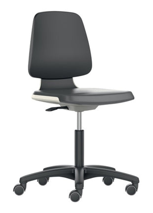 BIMOS Chaise d’atelier pivotante Labsit rouleaux coque de siège anthracite ( 9000454074 )