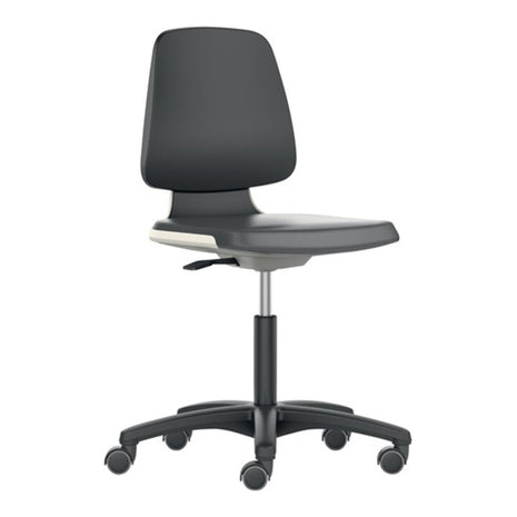 BIMOS Chaise d’atelier pivotante Labsit rouleaux coque de siège anthracite ( 9000454074 )