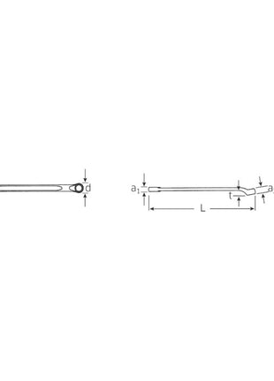 STAHLWILLE Ringmaulschlüssel OPEN-BOX 14 SW 6 mm Länge 125 mm ( 4000826037 )