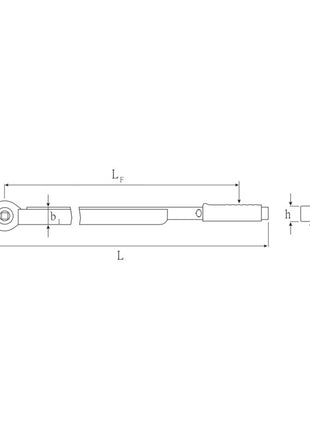 STAHLWILLE Clé dynamométrique 721NF/80 3/4 po. 160-800 Nm ( 4000826511 )