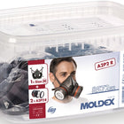 MOLDEX Boîte de protection respiratoire 857202 A2P2 R D – Série 8000 1x800201, 2x807001, 2x850001, 2x809001 ( 4000370730 )