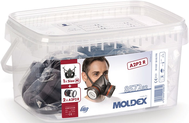 MOLDEX Boîte de protection respiratoire 857202 A2P2 R D – Série 8000 1x800201, 2x807001, 2x850001, 2x809001 ( 4000370730 )