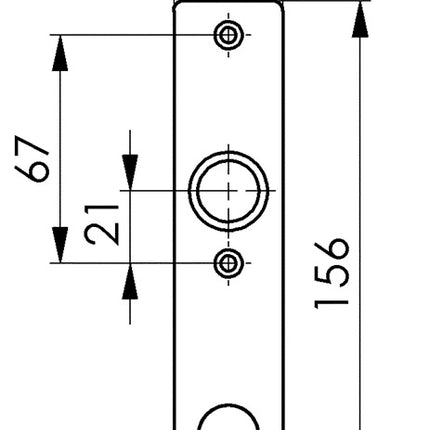 AMF plaque courte cylindrique 497Z métal léger F1 / couleur argent ( 3311121005 )