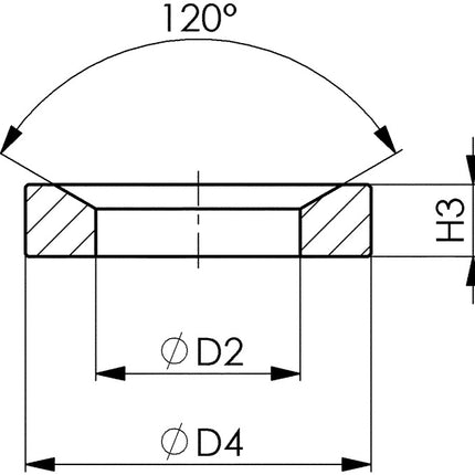 AMF Rondelle à portée conique DIN 6319D pour vis M12 ( 4000833468 )
