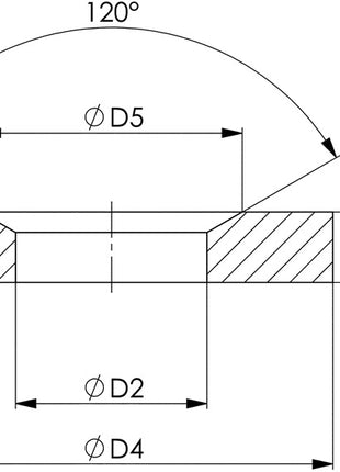 AMF Rondelle à portée conique DIN 6319G pour vis M16 ( 4000833450 )