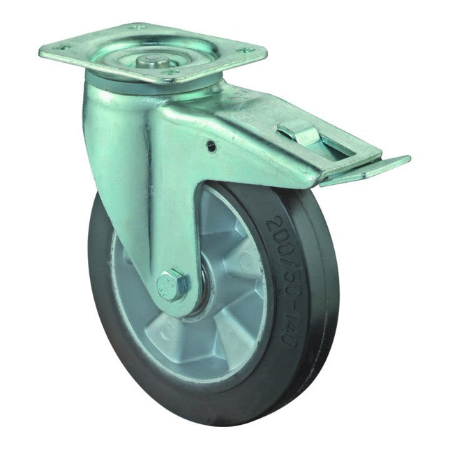 BS ROLLEN Roulette pivotante pour charges lourdes Roue Ø 160 mm Capacité de charge 300 kg ( 3000275454 )