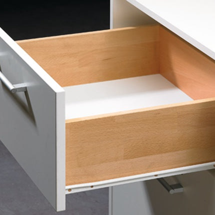 HETTICH Guidage à galets FR 402 avec Stop Control acier blanc ( 3000271403 )