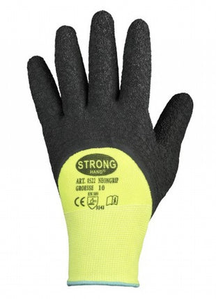 STRONGHAND Handschuhe NEONGRIP Größe 8 neongelb/schwarz ( 8000140721 )