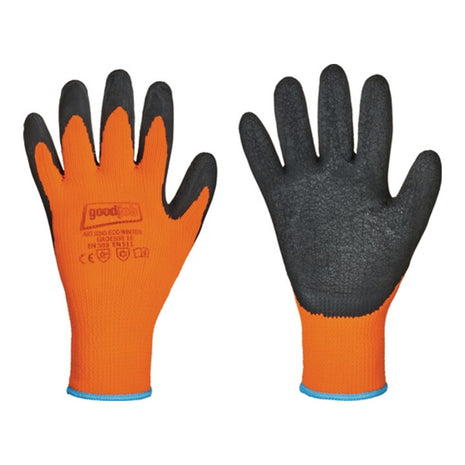 GOODJOB Gants de protection contre le froid Eco Winter taille 10 noir/orange ( 4000391060 )