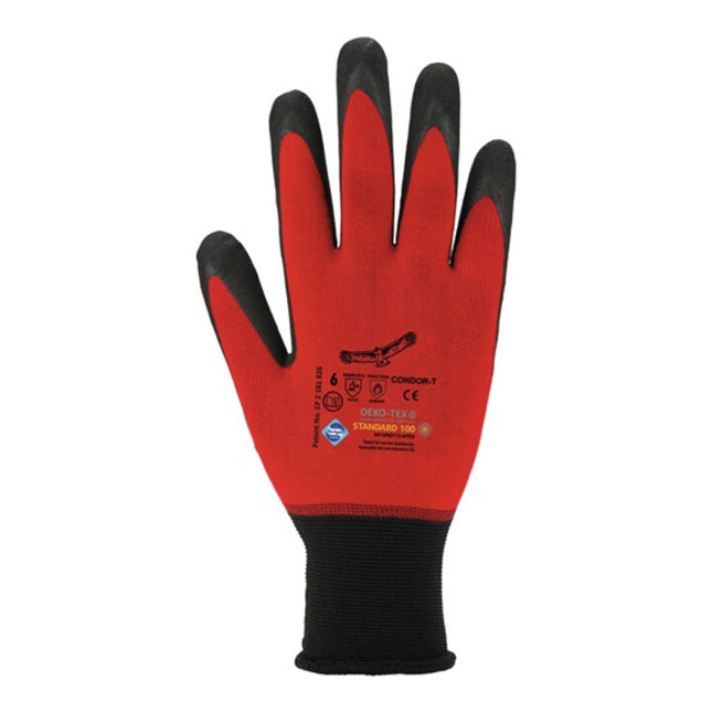 ASATEX Gant Condor taille 8 rouge/noir ( 4000371003 )