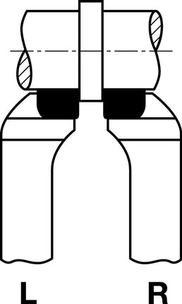 WILKE Outil à charioter frontal DIN 4977 ISO5 25 x 25 mm ( 4118630152 )