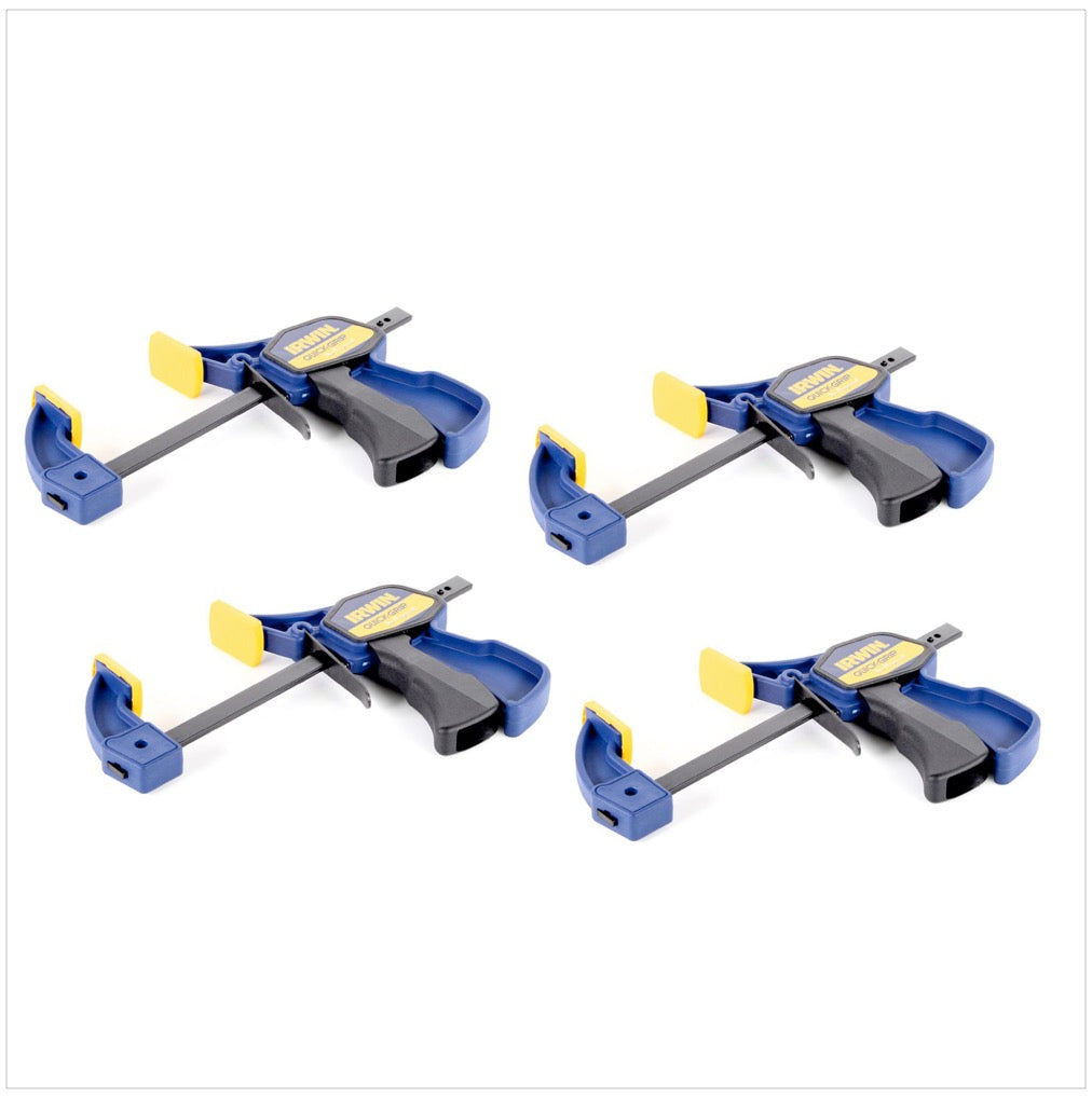 Irwin Quick-Grip Einhandzwinge 4er Set 150mm ( 4x 10507515 ) - Toolbrothers