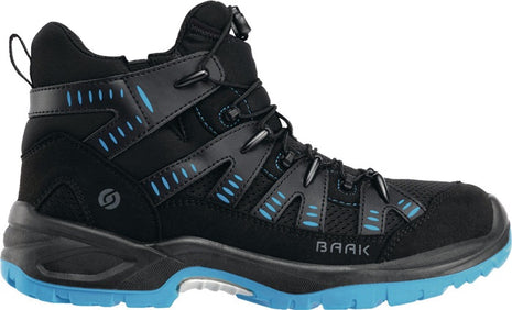 BAAK Botas de seguridad Hudson talla 42 negro/azul (8002360406)