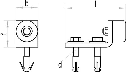 Butoir de porte HELM 360 acier galvanisé, jaune ( 3000255848 )