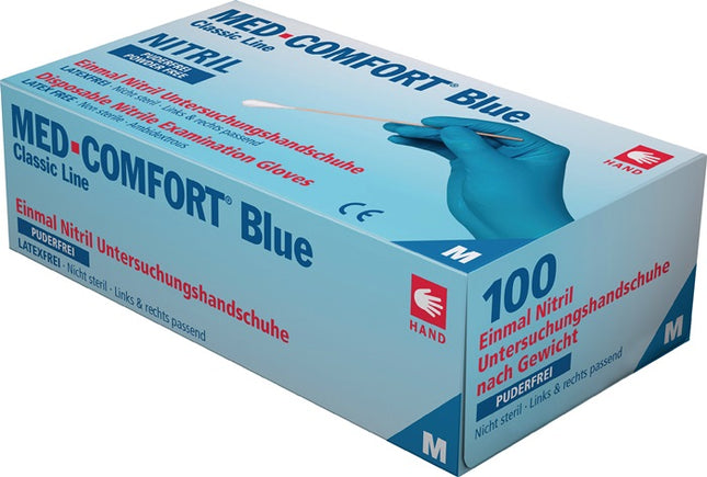AMPRI Gant jetable Med Comfort Blue taille L bleu ( 4000371516 )
