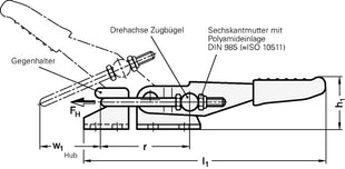 GANTER Verschluss-Spanner GN 851 Stahl ( 4601001912 )