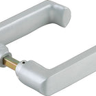 Paire de béquilles de porte en verre RONDO DORMA-GLAS en métal léger anodisé argent ( 3000254501 )